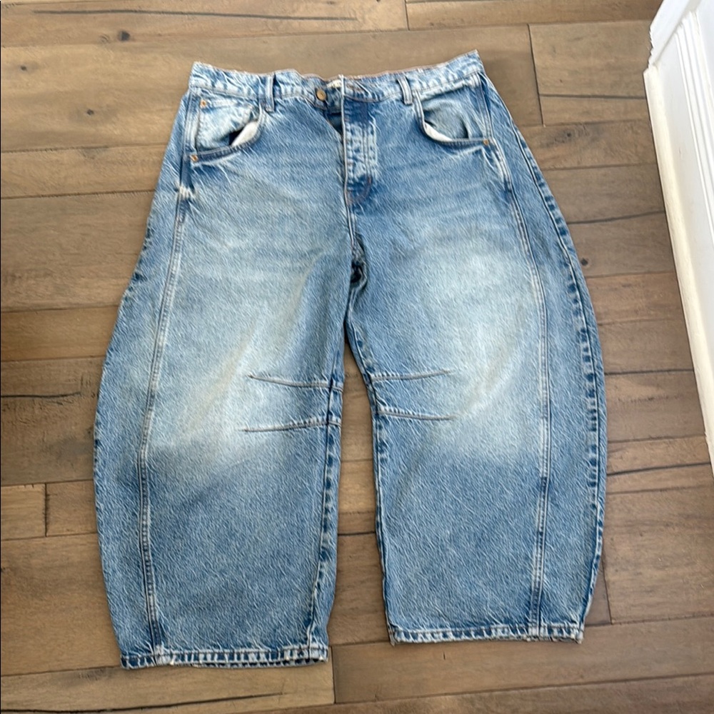 Free People women’s barrel jeans